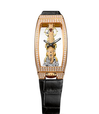 Review Replica Corum Golden Bridge Miss Rose Gold Diamonds Watch B113/03842 - 113.112.85/0001 0000